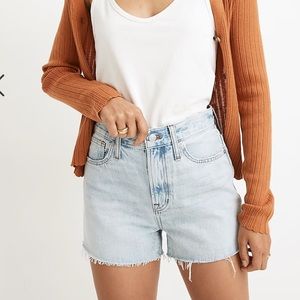 Madewell The Perfect Jean Short in Millman Wash